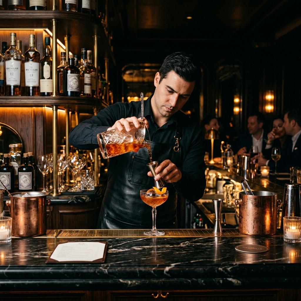 High-end cocktail bar